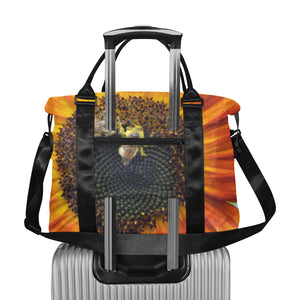 Busy Bee Sunflower Large Capacity Duffle Bag (Model 1715)