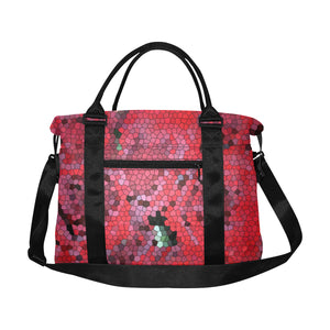 Rose Bouquet Flower Mosaic Large Capacity Duffle Bag (Model 1715)