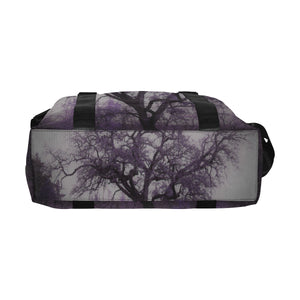 Spooky Tree Purple Large Capacity Duffle Bag (Model 1715)