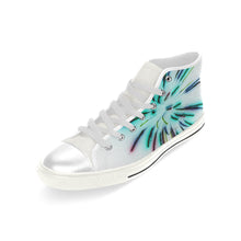 Load image into Gallery viewer, Fireworks Burst Negative Men’s Classic High Top Canvas Shoes (Model 017)