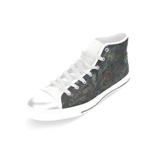 Load image into Gallery viewer, Graffiti Abstract Glowing Women&#39;s Classic High Top Canvas Shoes (Model 017)