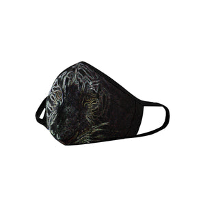 White Tiger Glowing Mouth Mask (2 Filters Included)