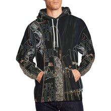 Load image into Gallery viewer, Surfboards Glowing All Over Print Hoodie for Men/Large Size (USA Size) (Model H13)