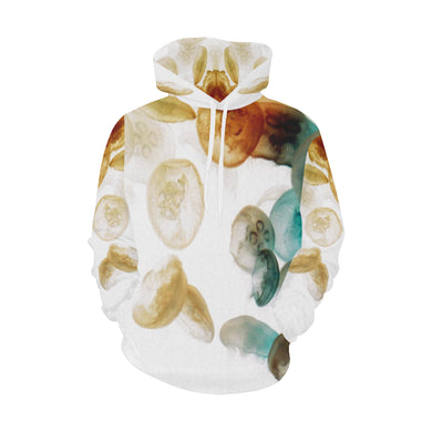 Jellyfish Negative All Over Print Hoodie for Men/Large Size (USA Size) (Model H13)