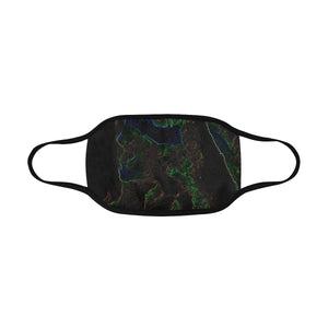Sea of Flames Glowing Mouth Mask in One Piece (2 Filters Included) (Model M02)