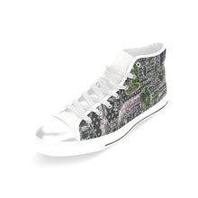 Load image into Gallery viewer, Complex Graffiti Glowing Women&#39;s Classic High Top Canvas Shoes (Model 017)