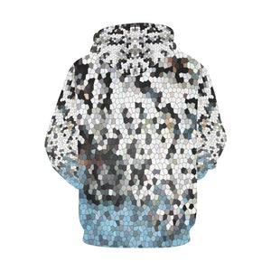 Moss Mosaic All Over Print Hoodie for Men/Large Size (USA Size) (Model H13)