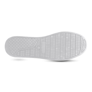 Forget Me Not Flower White Trim Velcro Canvas Kid's Shoes (Model 008)