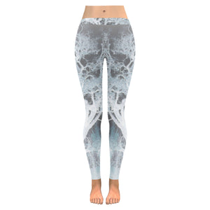 Spooky Tree Reverse Low Rise Leggings (Invisible Stitch) (Model L05)