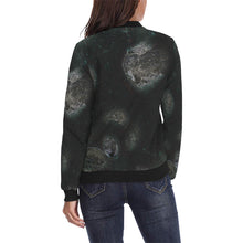 Load image into Gallery viewer, Puddle of Love Glowing All Over Print Bomber Jacket for Women (Model H36)