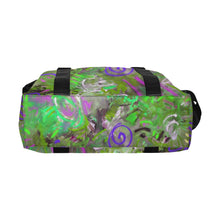 Load image into Gallery viewer, Graffiti Abstract Green Large Capacity Duffle Bag (Model 1715)