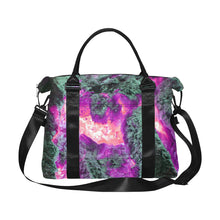 Load image into Gallery viewer, Molten Flames Magenta Large Capacity Duffle Bag (Model 1715)
