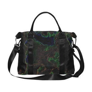 Sea of Flames Glowing Large Capacity Duffle Bag (Model 1715)
