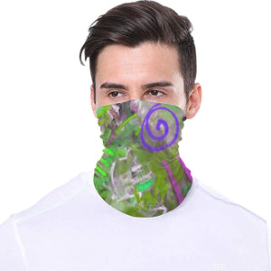 Graffiti Abstract Green Multifunctional Headwear
