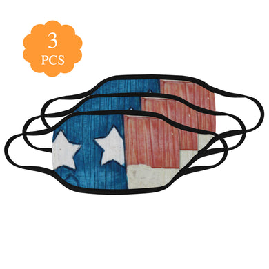 Stars and Stripes Mouth Mask (Pack of 3)