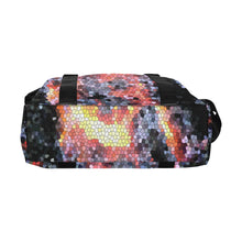 Load image into Gallery viewer, Molten Flames Mosaic Large Capacity Duffle Bag (Model 1715)