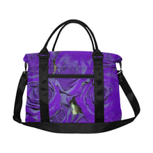 Load image into Gallery viewer, Rose Bouquet Flower Purple Large Capacity Duffle Bag (Model 1715)