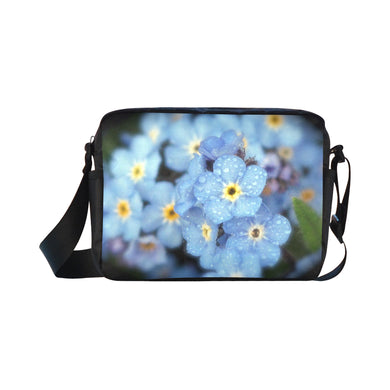 Forget Me Not Flower Classic Cross-body Nylon Bags (Model 1632)