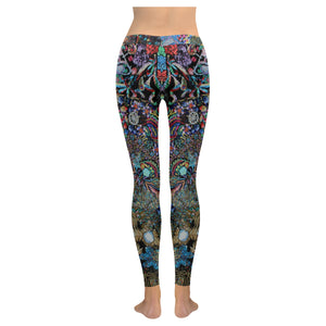 Perfectly Paisley Low Rise Leggings (Invisible Stitch) (Model L05)