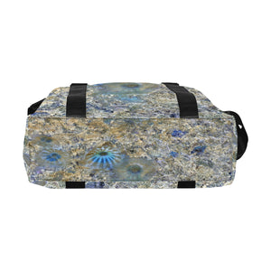 Jellyfish Blooms Blue Large Capacity Duffle Bag (Model 1715)
