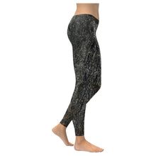 Load image into Gallery viewer, Marbled Abstract Glowing Low Rise Leggings (Invisible Stitch) (Model L05)