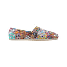 Load image into Gallery viewer, Graffiti Abstract Mosaic Unisex Classic Canvas Slip-On (Model 1206)