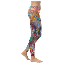 Load image into Gallery viewer, Graffiti Abstract Low Rise Leggings (Invisible Stitch) (Model L05)