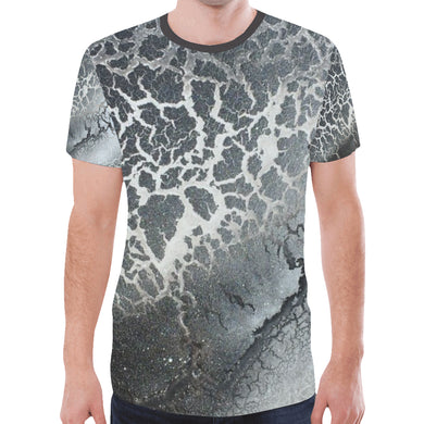 Crackle Multitone New All Over Print T-shirt for Men (Model T45)
