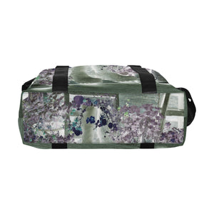 Blooming Boots Flower Reverse Large Capacity Duffle Bag (Model 1715)