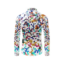 Load image into Gallery viewer, Holiday Paisley Negative Mosaic Men&#39;s All Over Print Casual Dress Shirt (Model T61)