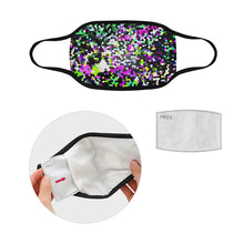 Load image into Gallery viewer, Holiday Paisley Purple Mosaic Mouth Mask in One Piece (2 Filters Included) (Model M02)
