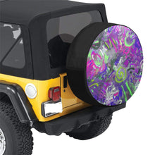 Load image into Gallery viewer, Graffiti Abstract Purple 34 Inch Spare Tire Cover