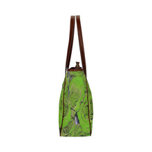 Load image into Gallery viewer, Rose Bouquet Flower Green Classic Tote Bag (Model 1644)