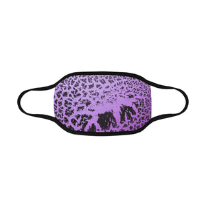 Crackle Art Purple Mouth Mask (2 Filters Included)
