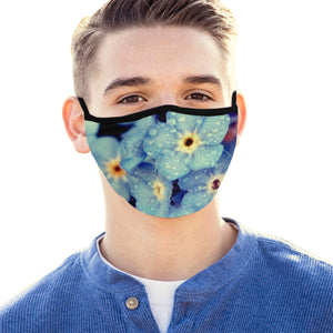 Forget Me Not Flower Mouth Mask (Pack of 3)