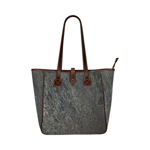 Marbled Abstract Glowing Classic Tote Bag (Model 1644)