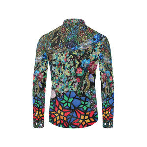 Holiday Paisley Men's All Over Print Casual Dress Shirt (Model T61)