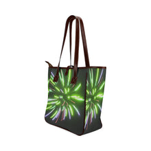 Load image into Gallery viewer, Fireworks Burst Green Classic Tote Bag (Model 1644)