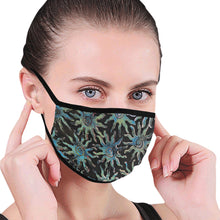 Load image into Gallery viewer, Sunny Turquoise Mouth Mask