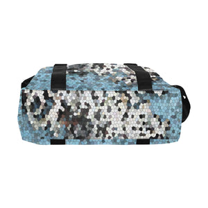 Mosaic Moss Large Capacity Duffle Bag (Model 1715)