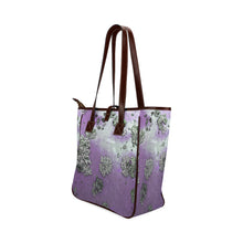 Load image into Gallery viewer, Patches of Moss Purple Classic Tote Bag (Model 1644)