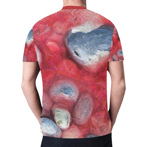Puddle of Love Sketch New All Over Print T-shirt for Men (Model T45)