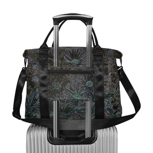 Livingstone Daisy Flower Glowing Large Capacity Duffle Bag (Model 1715)