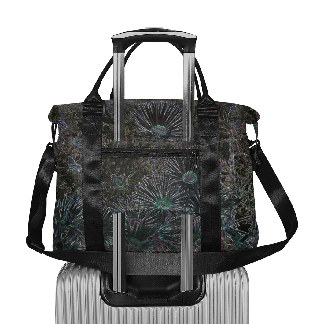 Livingstone Daisy Flower Glowing Large Capacity Duffle Bag (Model 1715)