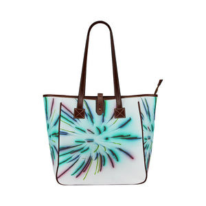 Fireworks Burst Negative Classic Tote Bag (Model 1644)