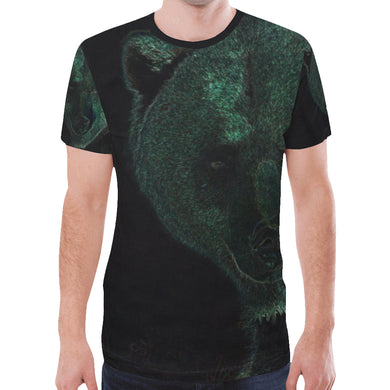 Big Bear Glowing New All Over Print T-shirt for Men (Model T45)
