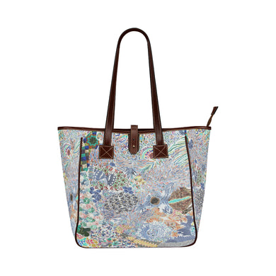 Fun and Fancy Paisley Negative Classic Tote Bag (Model 1644)