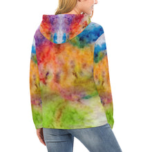Load image into Gallery viewer, Splash of Color All Over Print Hoodie (for Women)
