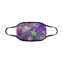Load image into Gallery viewer, Graffiti Abstract Purple Mouth Mask in One Piece (2 Filters Included) (Model M02)
