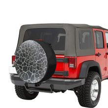 Load image into Gallery viewer, Crackle Negative 34 Inch Spare Tire Cover